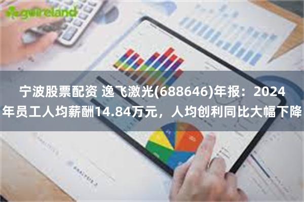 宁波股票配资 逸飞激光(688646)年报：2024年员工人均薪酬14.84万元，人均创利同比大幅下降